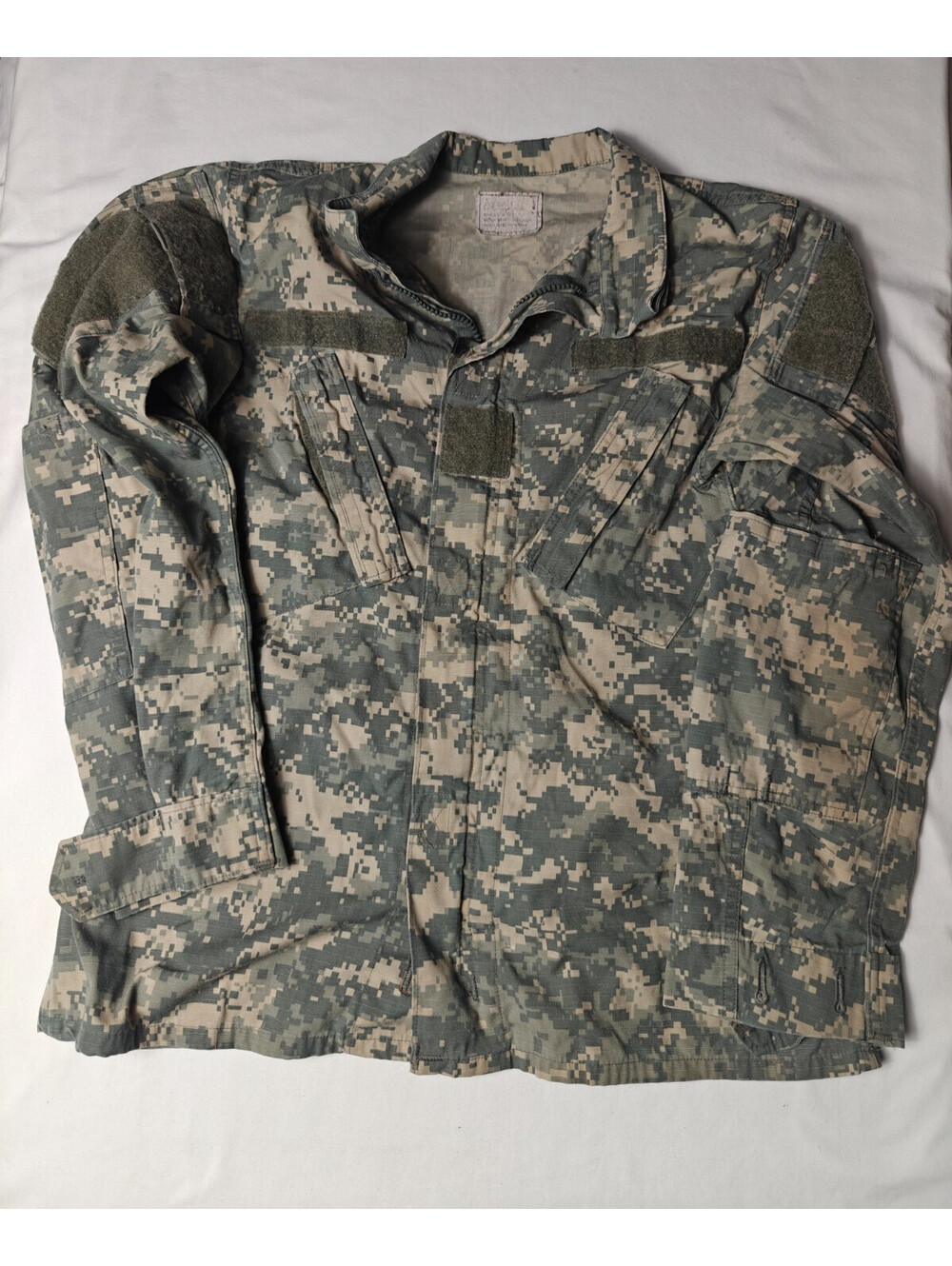 US Military Army Combat Uniform ACU Camo Coat Jacket Size M